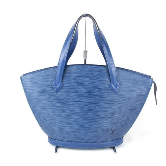 LOUIS VUITTON Blue Leather Bag - Picture 1 of 10